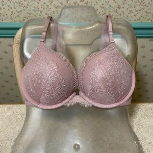 VICTORIA’S SECRET VERY SEXY PUSH UP BRA IN  DUSTY ROSE WITH LACE DETAILS